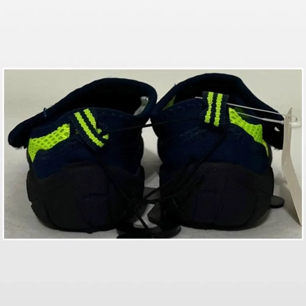 New Water Shoes Kid Boys Size 5 Blue & Green
